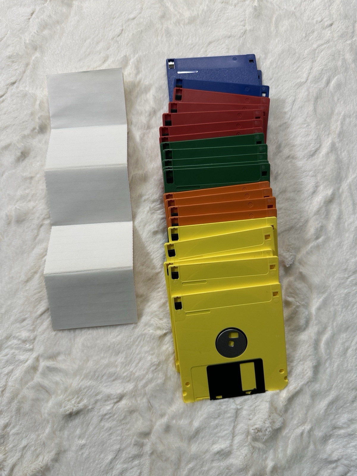 Fujifilm - 3.5 inch Floppy Disks Box of 22 Color IBM Formatted Open Box New
