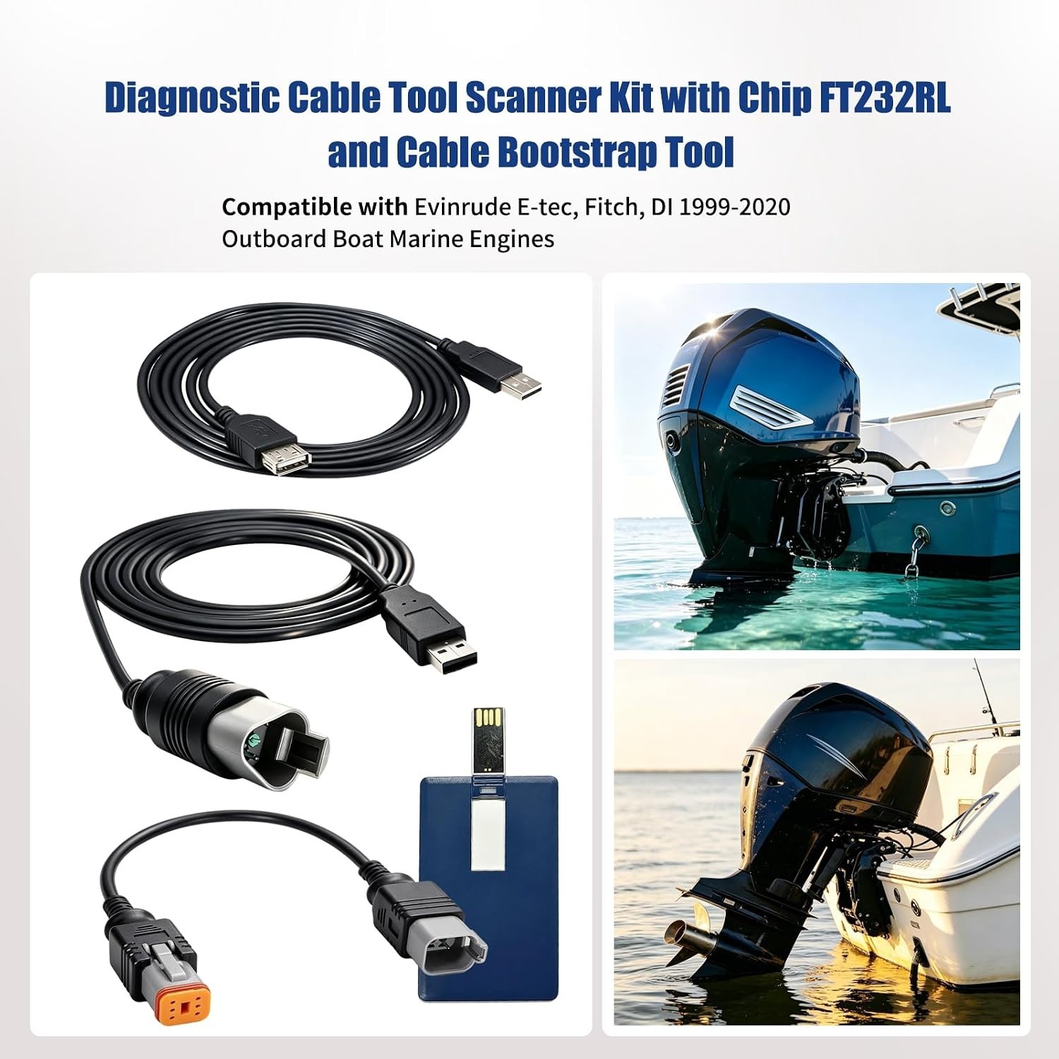 Marine Engine Diagnostic Cable Tool Kit