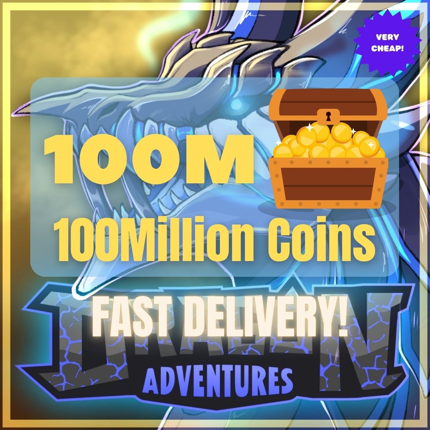 100Million Coins - Dragon Adventures D.A - Fast Delivery!