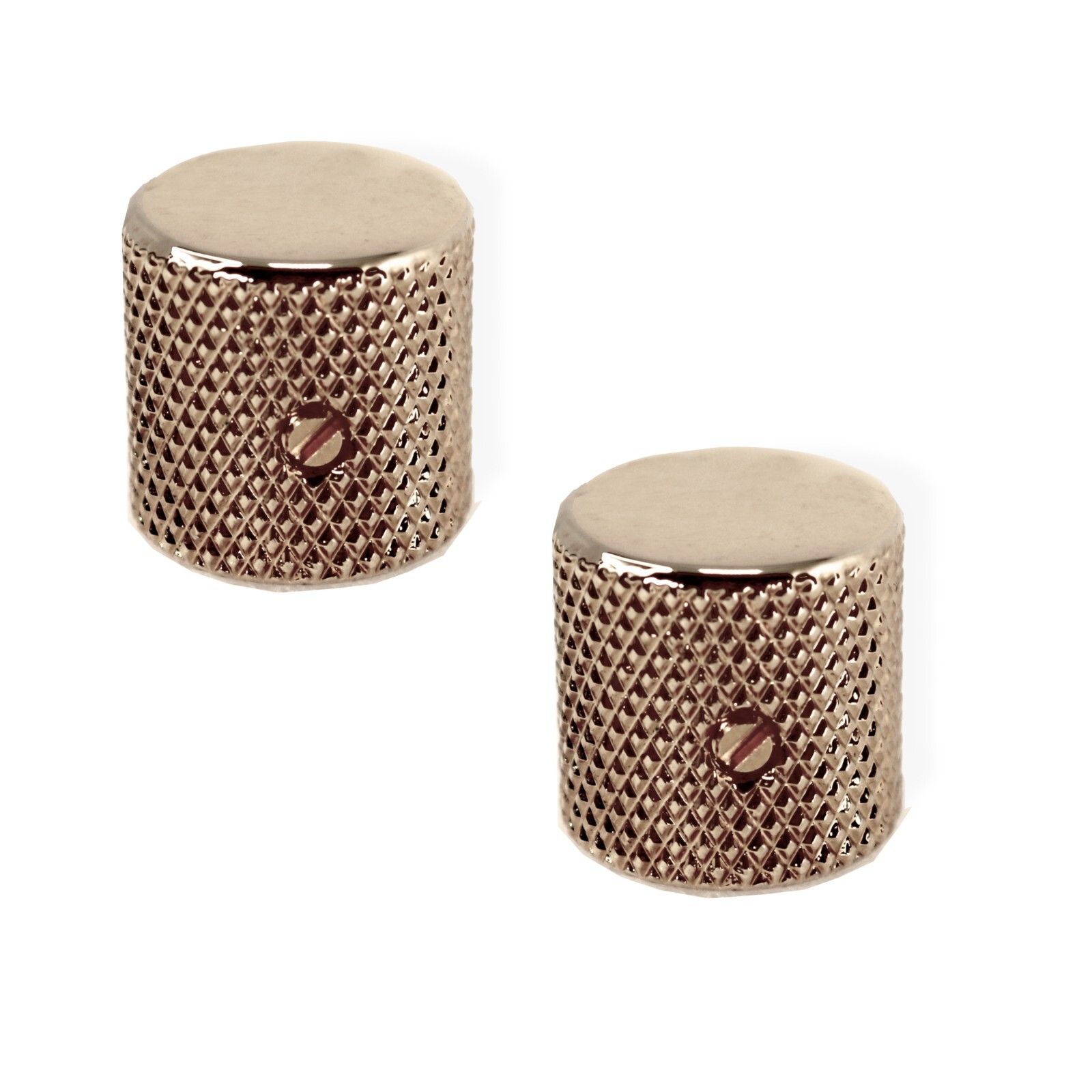 Knob Screw on 6mm Gold knurled edge 2 Pack 0811261GD-2P