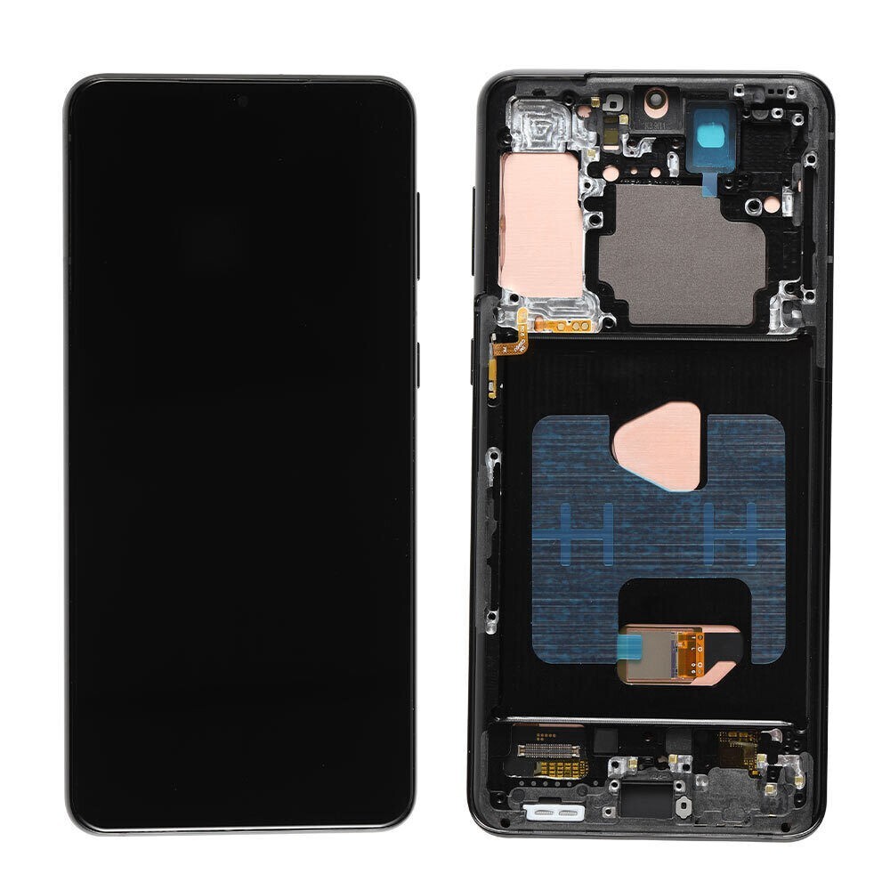 For Samsung Galaxy S21 Plus 996U OLED Display LCD Touch Screen Digitizer Frame