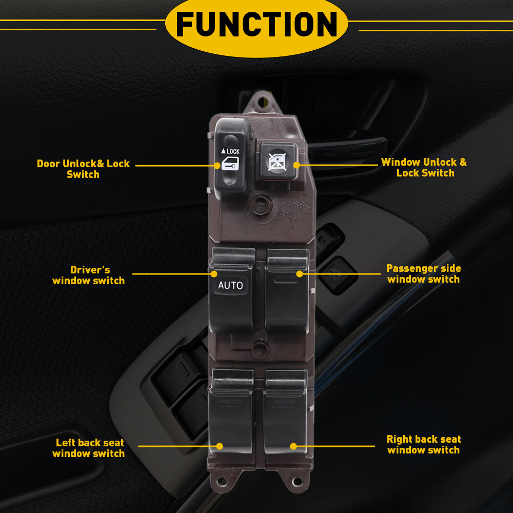 Electric Power Window Master Control Switch For 2003-2008 Toyota Corolla Matrix