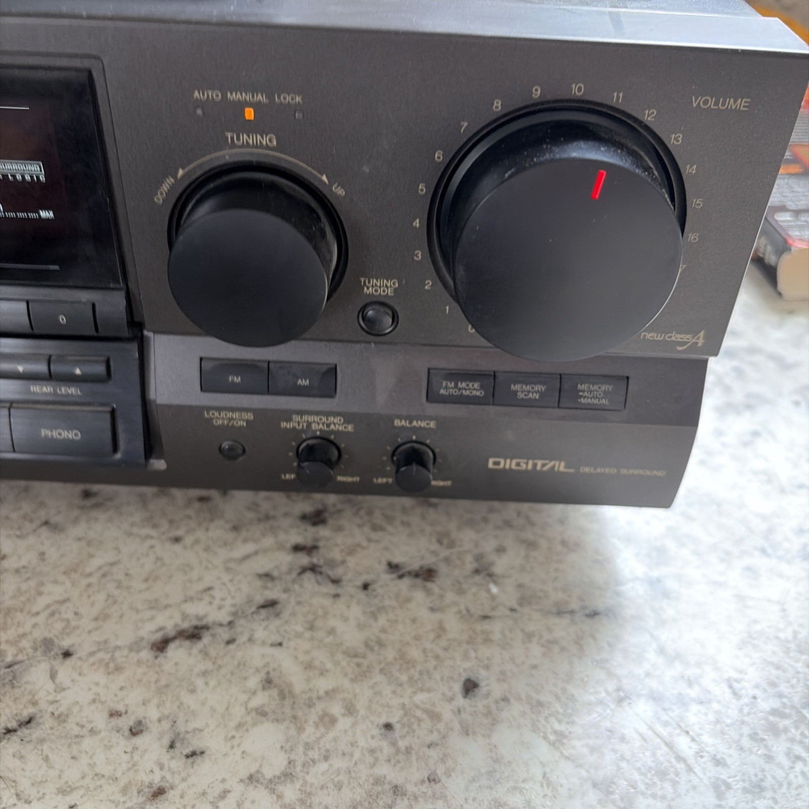 Technics AV Control Stereo Receiver SA GX505 Works Nice Shape