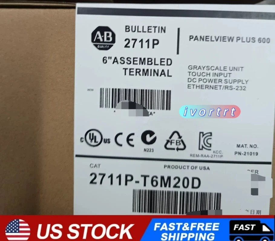 Brand New Original A-B 2711P-T6M20D Premium PanelView fast Delivery US STOCK