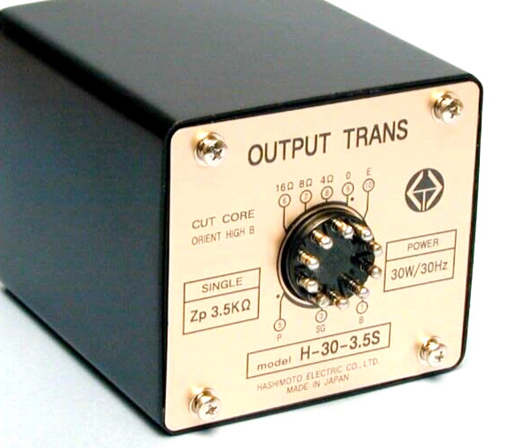Hashimoto H-30-3.5S 2-pack Output Transformer 30W Single 3.5K/16,8,4