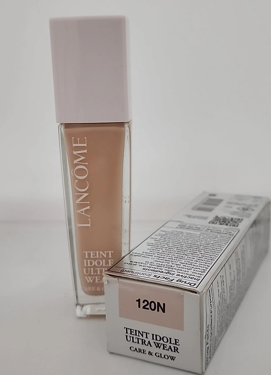 Lancome Teint Idole Ultra Wear Care & Glow Foundation ~ 120N ~ SPF 27 ~ EXP2025+