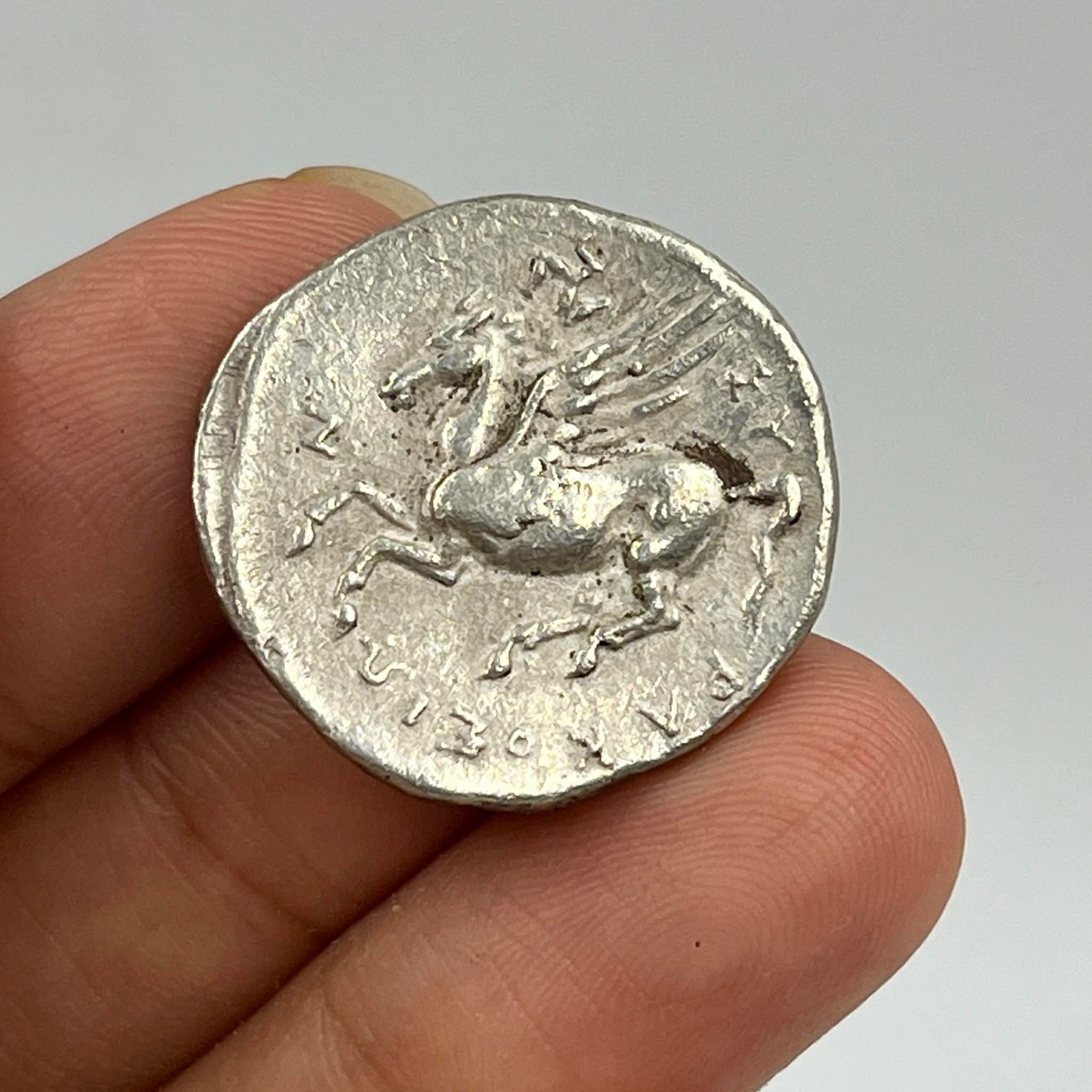 Wonderful old Roman solid silver Rare unique old Roman coin
