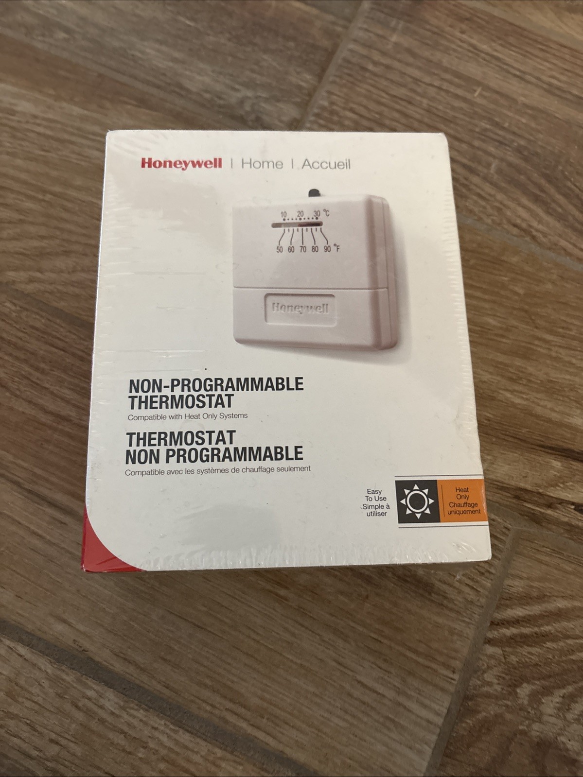 Honeywell CT30A1005 Heat Only Non-Programmable Thermostat White NIP