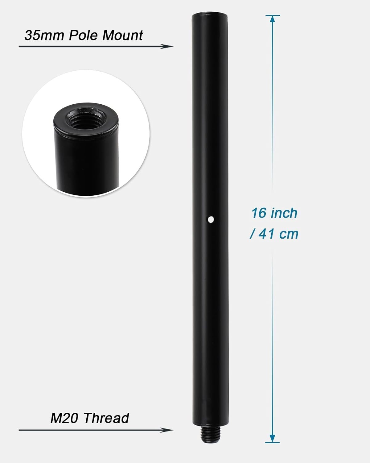 16-Inch Subwoofer M20 Speaker Mount with 35mm Mount