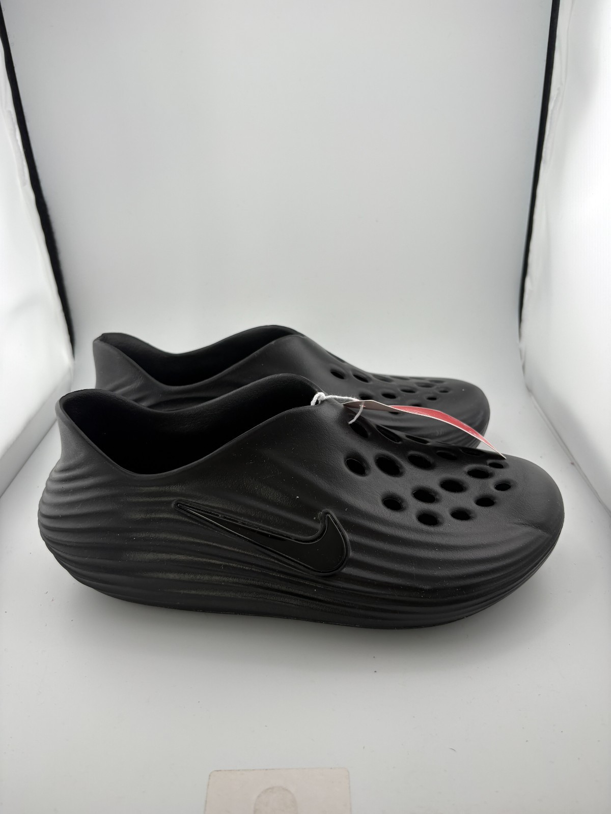 WORN Nike ReactX Rejuven8 Triple Black IF1746-001 Size 6Y NO BOX