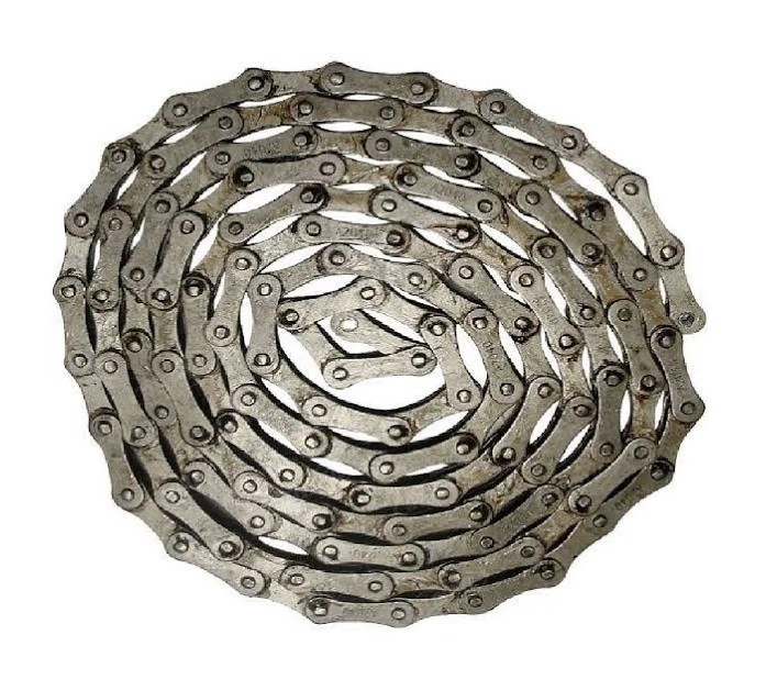 2050 Single Strand Roller Chain 10 Foot Roll 1-1/4" Extended Pitch x 3/8" Width