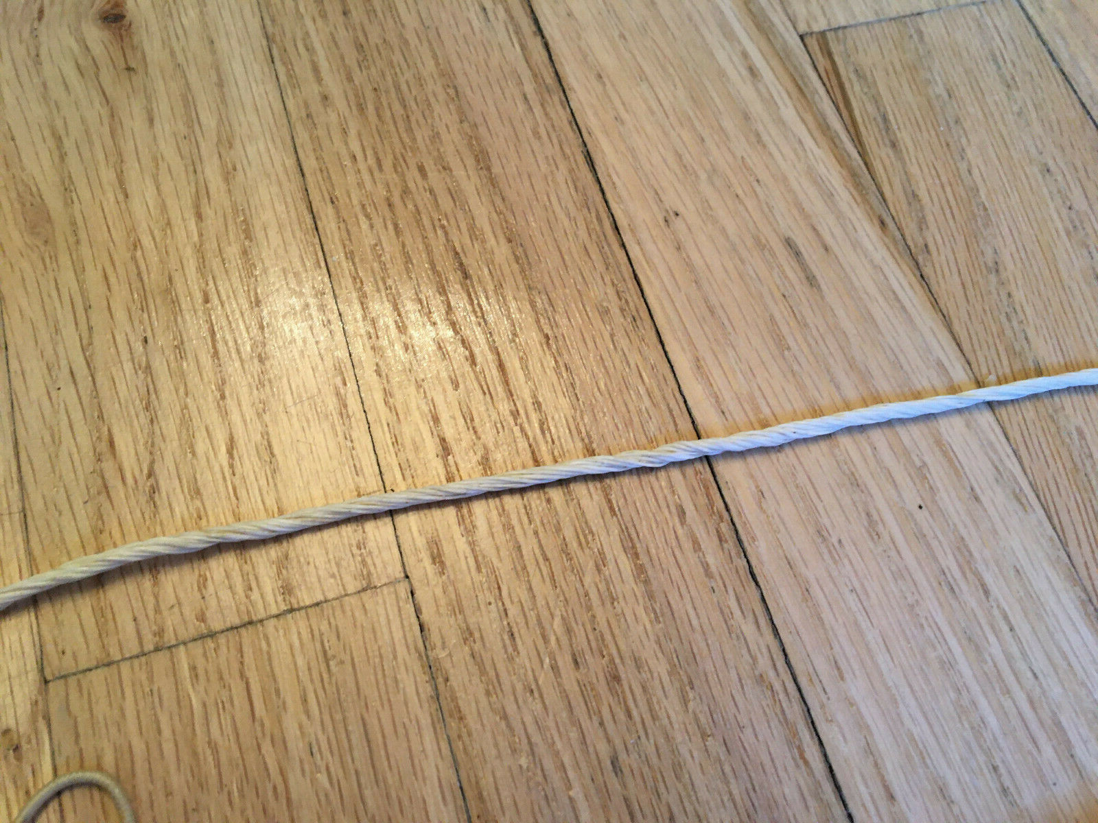 Vintage Archery White Bow String 50" Long