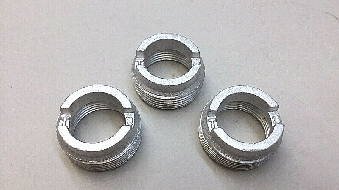 T & B 606 1-1/4" x 1" Aluminum Reducing Bushing (Pack Of 3)