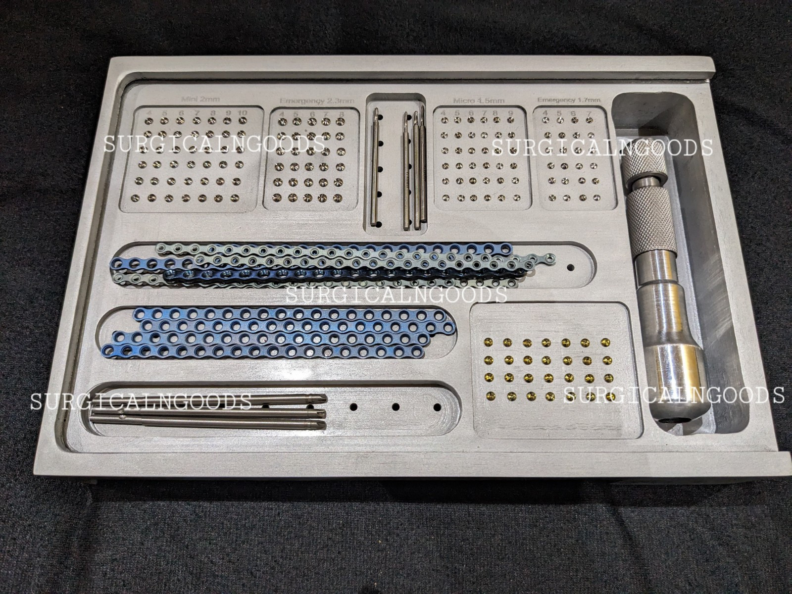 Dental Maxillofacial 2.0/1.5 Mini Micro Titanium Plates & Screw System