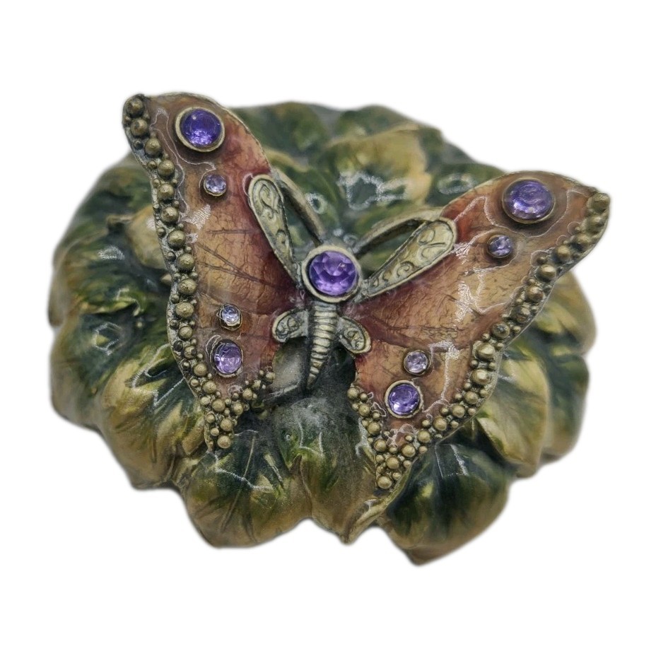 Fluttering Butterfly Trinket Box Lid Replacement