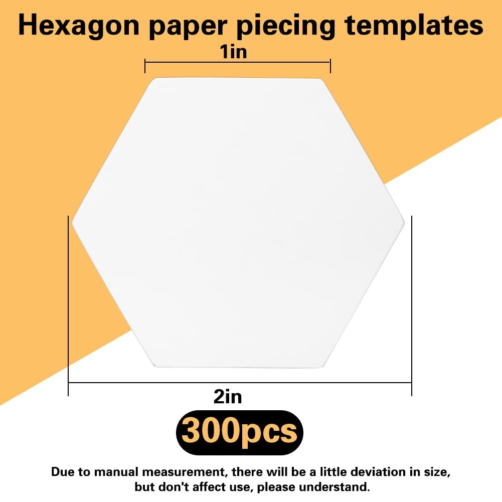 300 Count Paper Piecing for Quilting, Quilting Templates, Paper Piecing Shape...