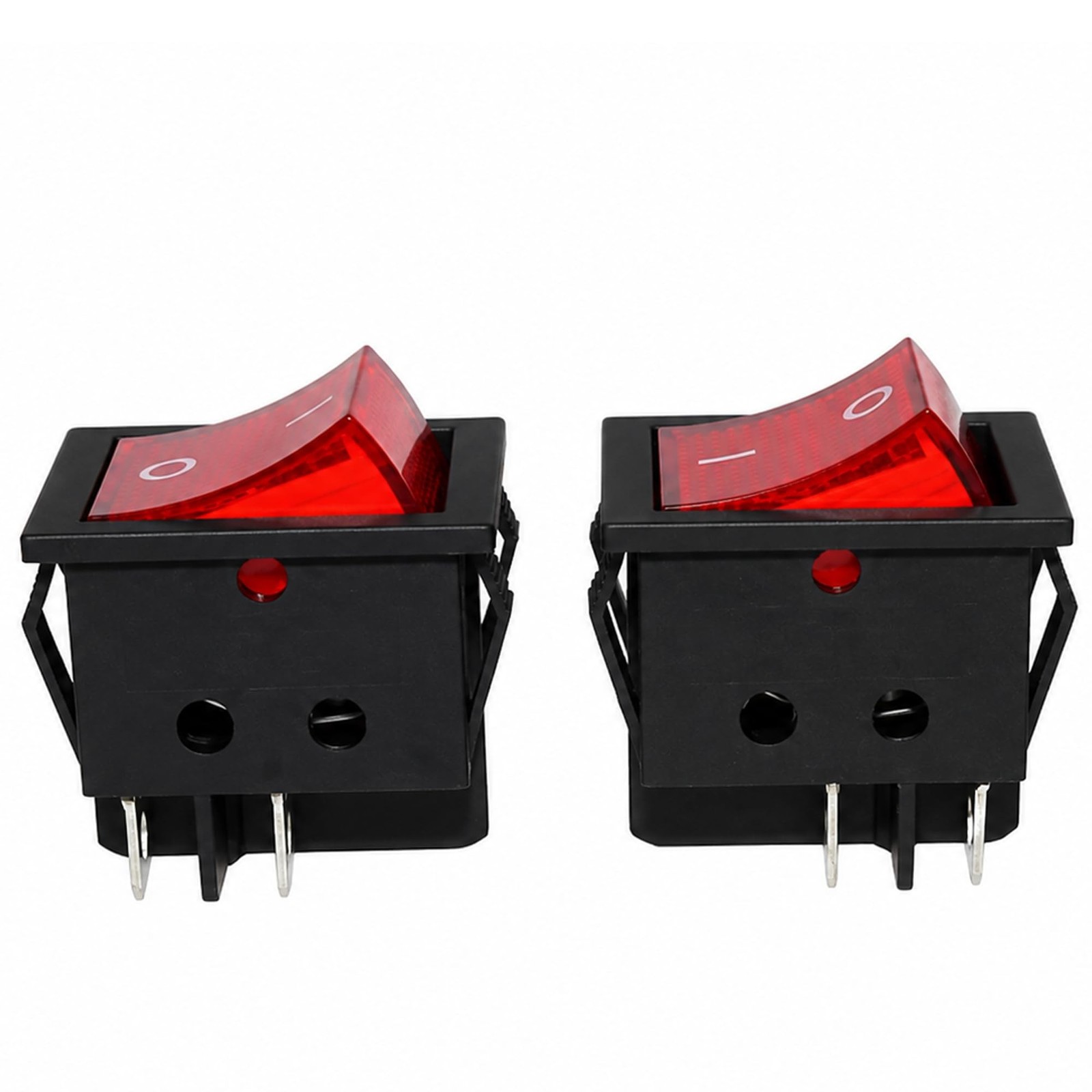 Power Heat Press Rocker KCD4 Power Switch 30A 250V DPST 4 Pin 2 Position ON/O...