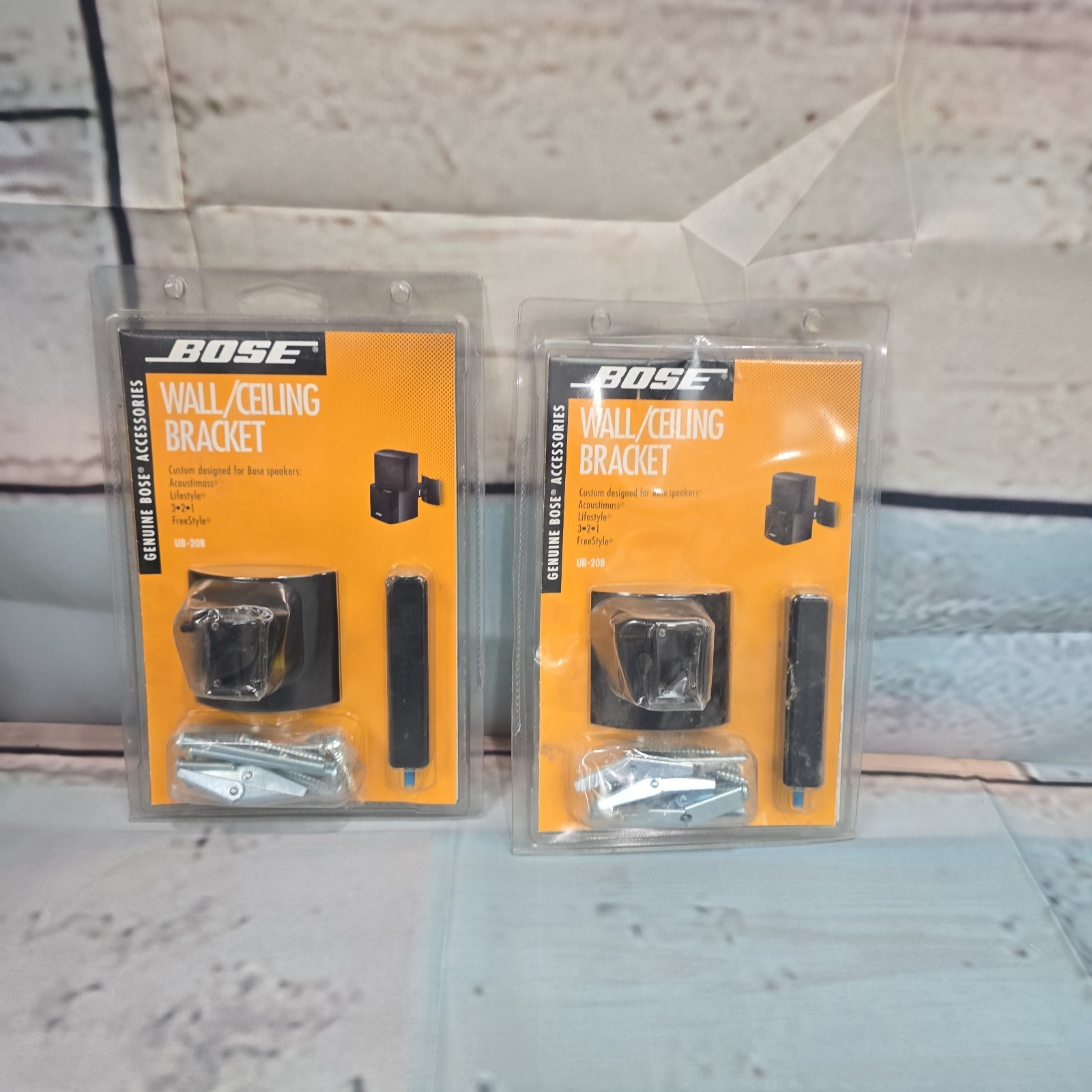 Bose UB‑20B Wall/Ceiling Speaker Mounts (2‑Pack) Genuine OEM New in sealed pack