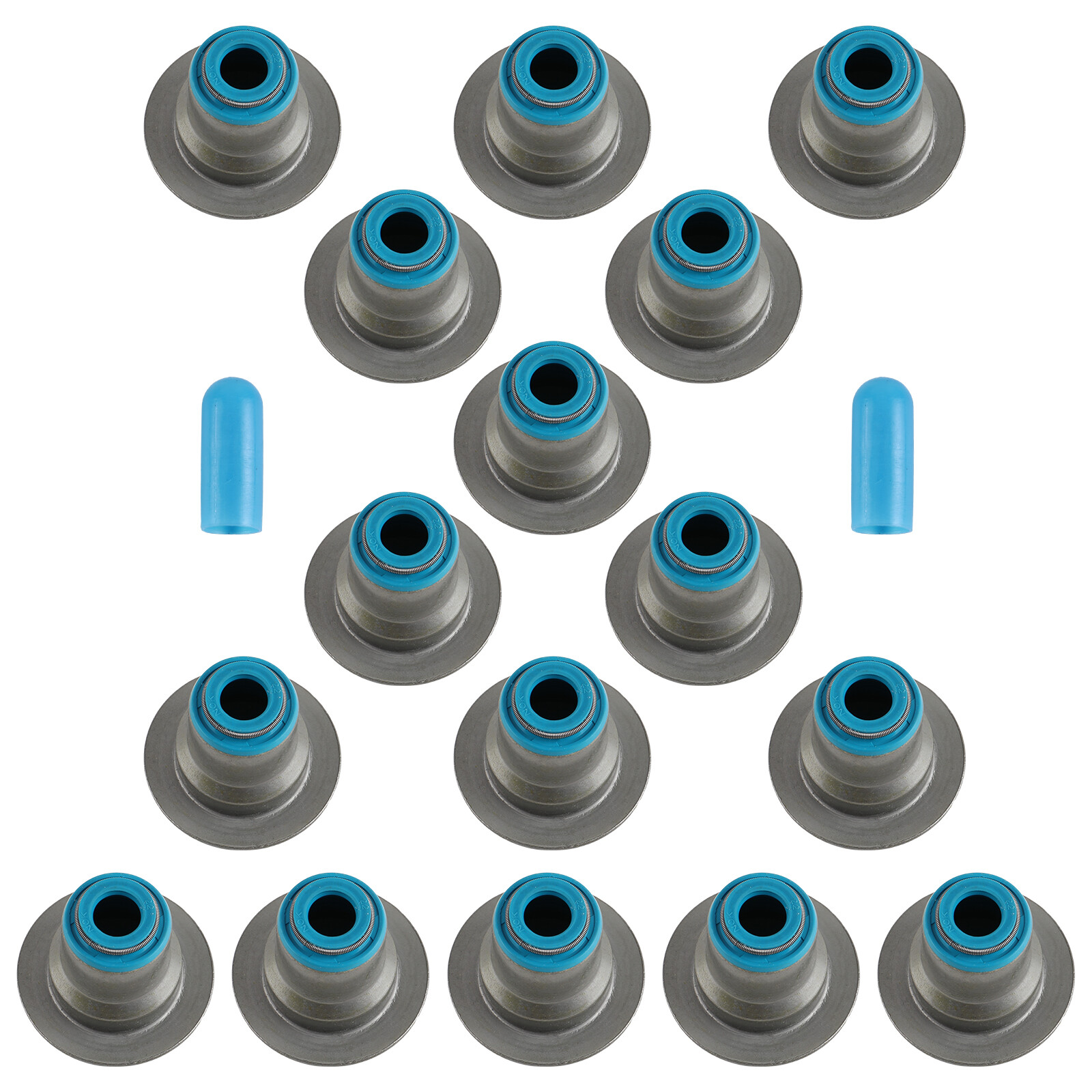 LS1 LS3 LS6 FKM VALVE SEALS .313 X 500 METAL CLAD 4.8 5.3 5.7 6.0 for GM TOP HAT