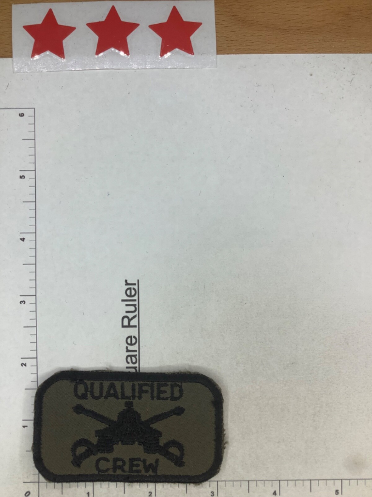 US ARMY ARMOR QUALIFIED CREW PATCH