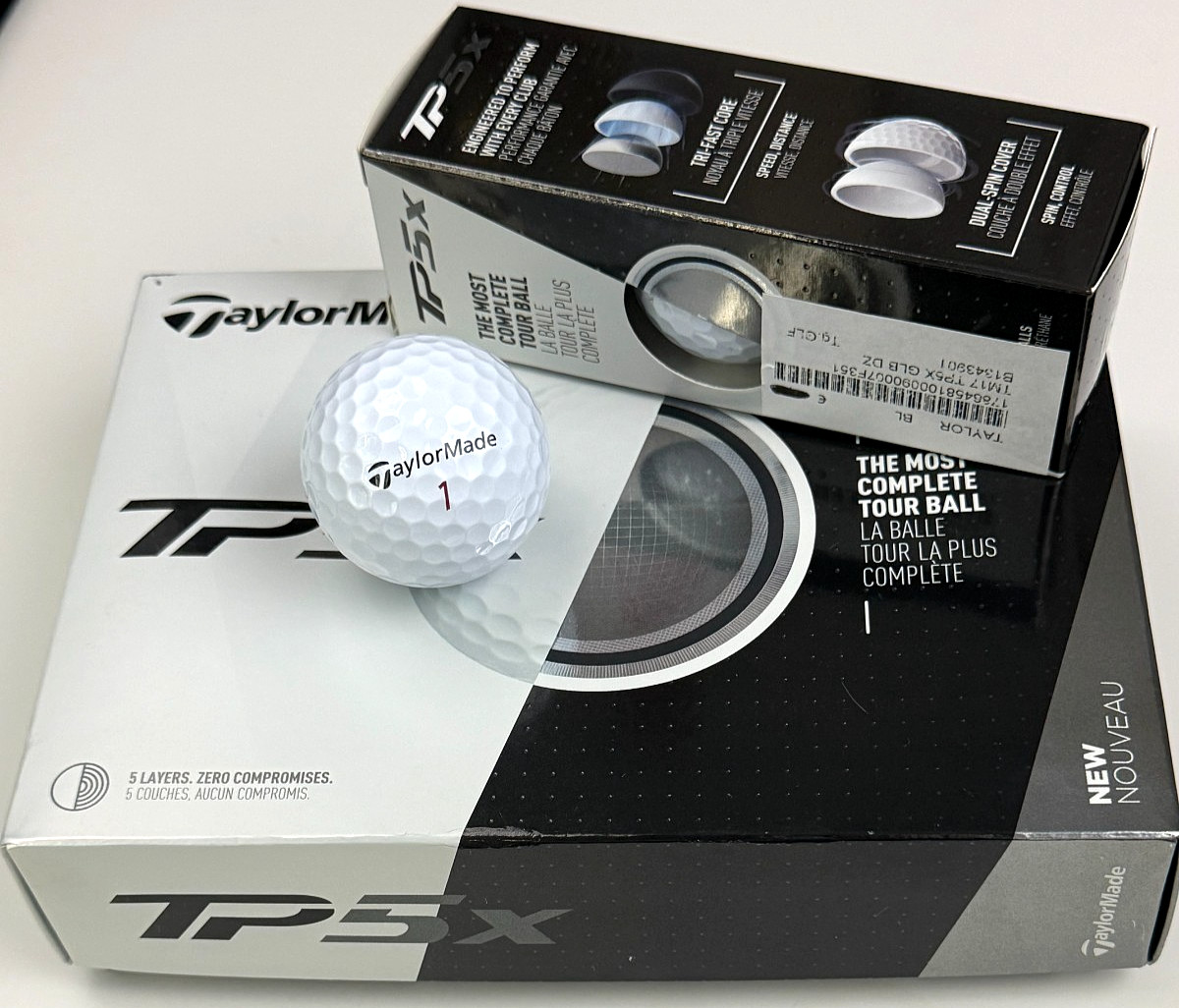 TaylorMade TP5X Prior Generation Golf Balls (One Dozen)