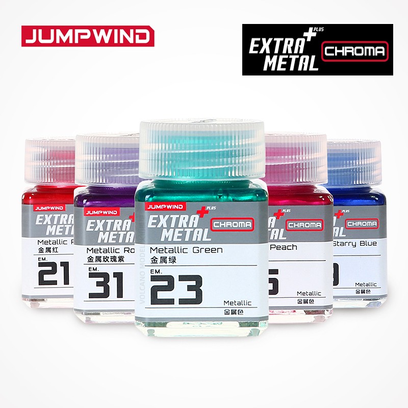 JUMPWIND Metallic Bright Color Series (Nitro Oil-Based 18ml) Model Paint