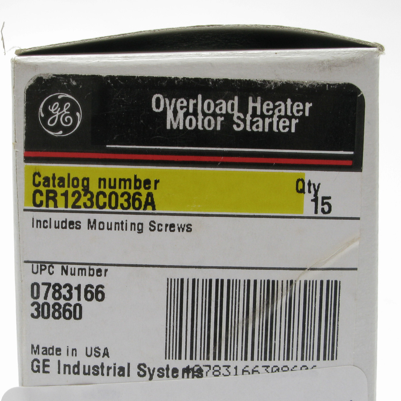 GE CR123C036A Overload Relay Heater Element, 3pcs