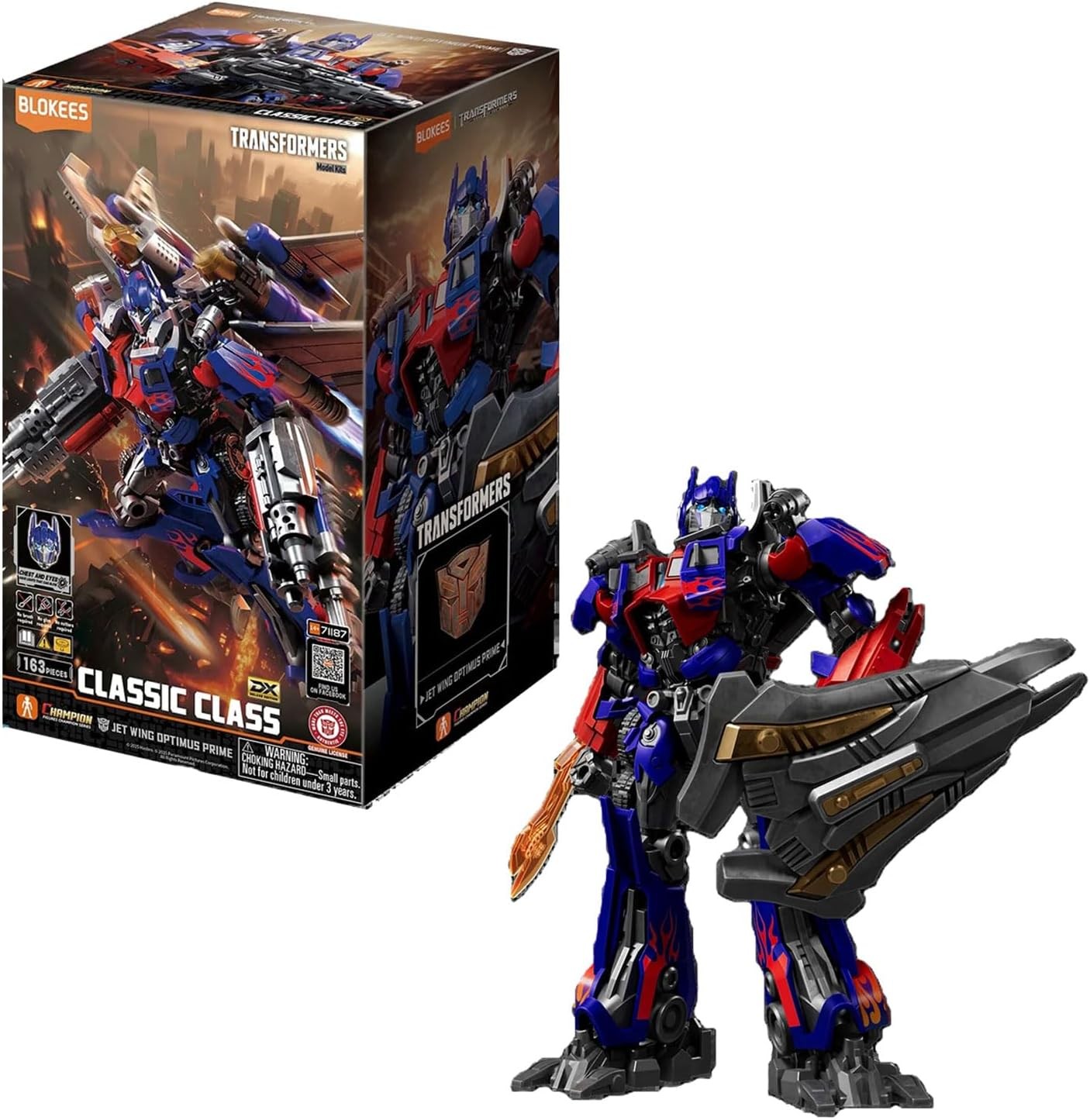Blokees Transformers DX Classic Class 21 Jetwing Optimus Prime Model Kit 71187