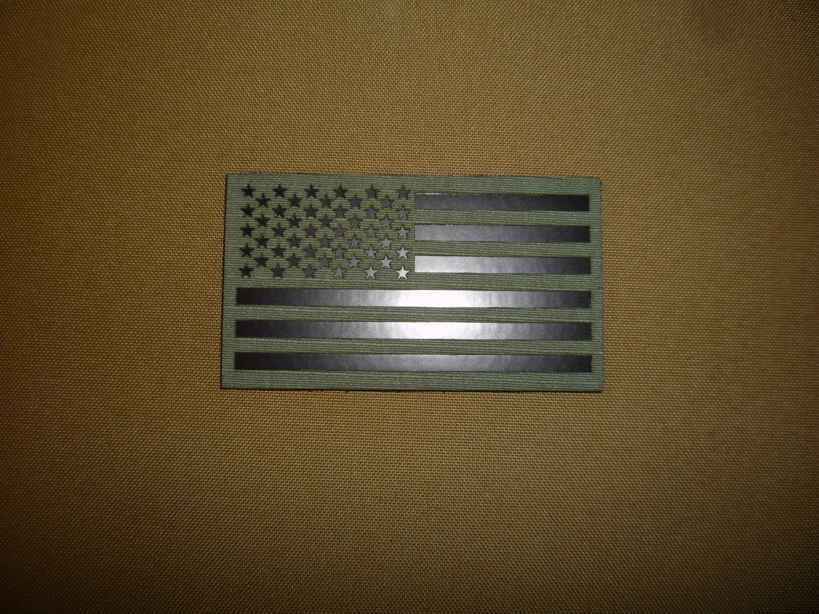 FWD USA RANGER GREEN NYCO FABRIC IR MB SOLAS PATCH 3.5"X2" W/VELCRO® BRAND FSTNR