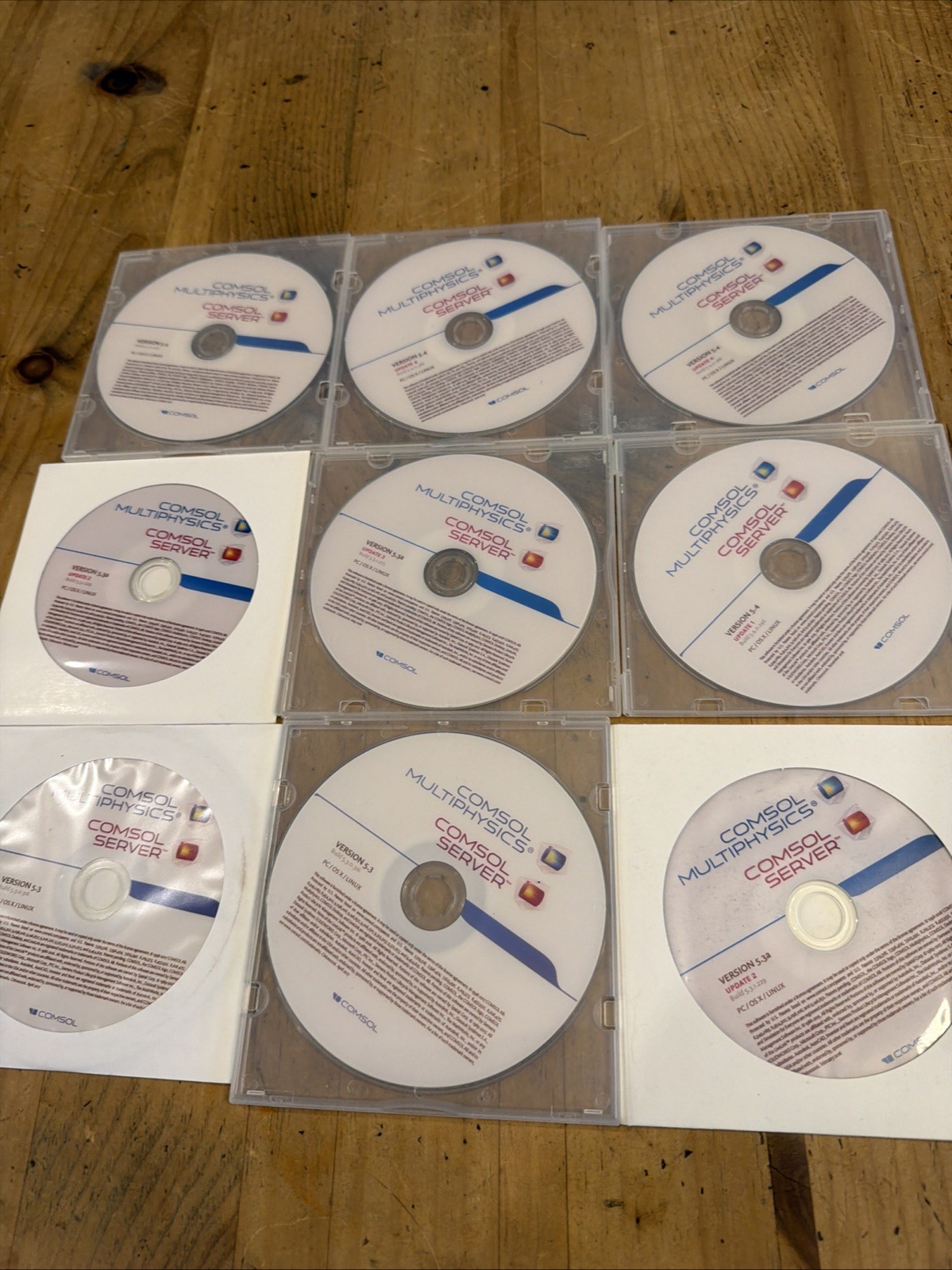Lot Of 9 Comsol Multiphysics Comsol Server Software Discs See Pics