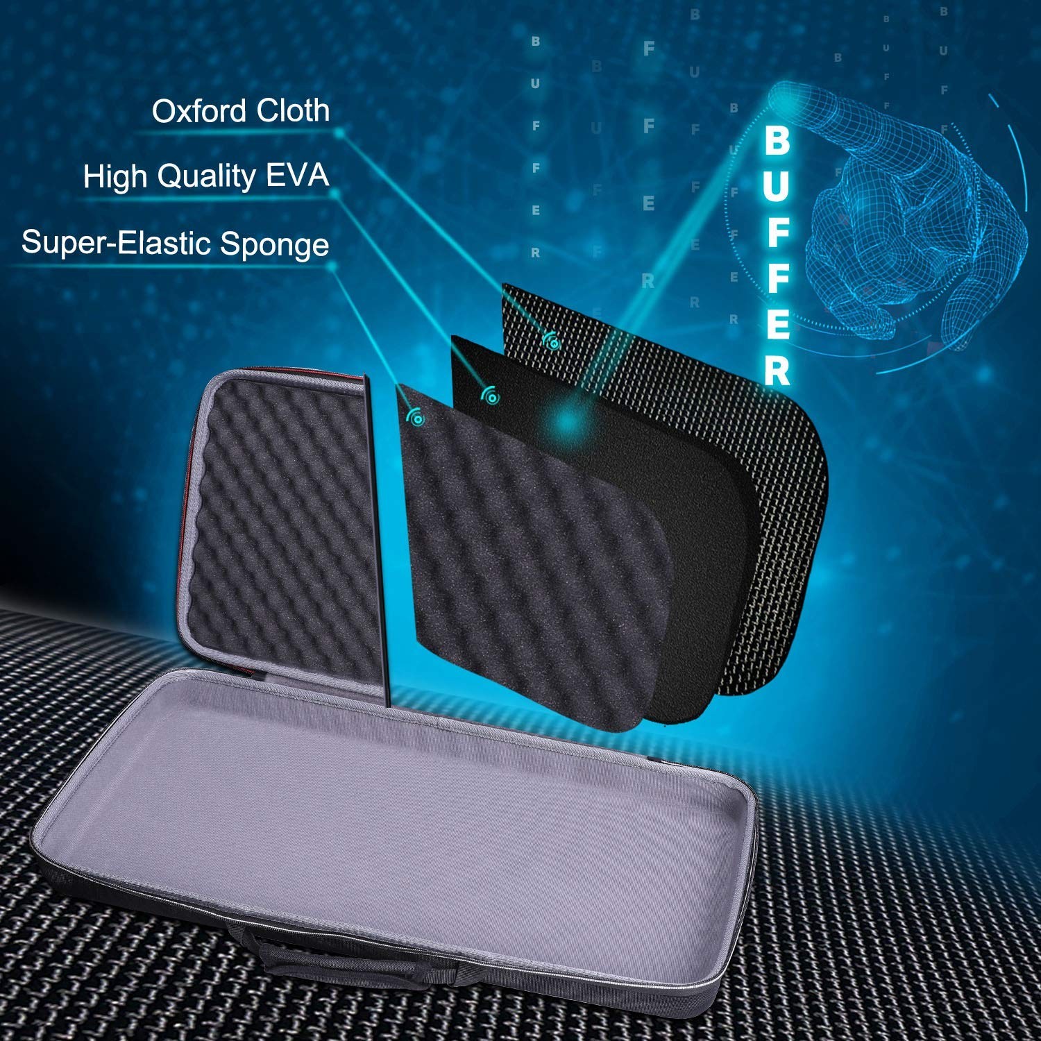 XANAD Case Fits for Numark Mixtrack Platinum FX or Mixtrack Pro 3 DJ Controll...