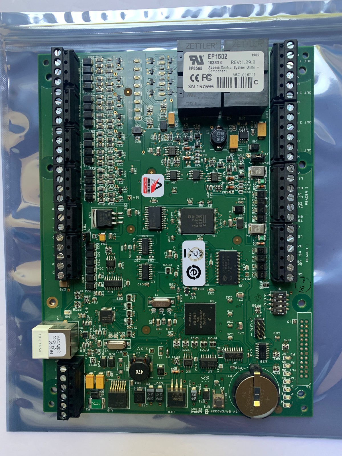 Avigilon Mercury EP-1502 EP1502 Intelligent Dual Reader Controller Lenel---