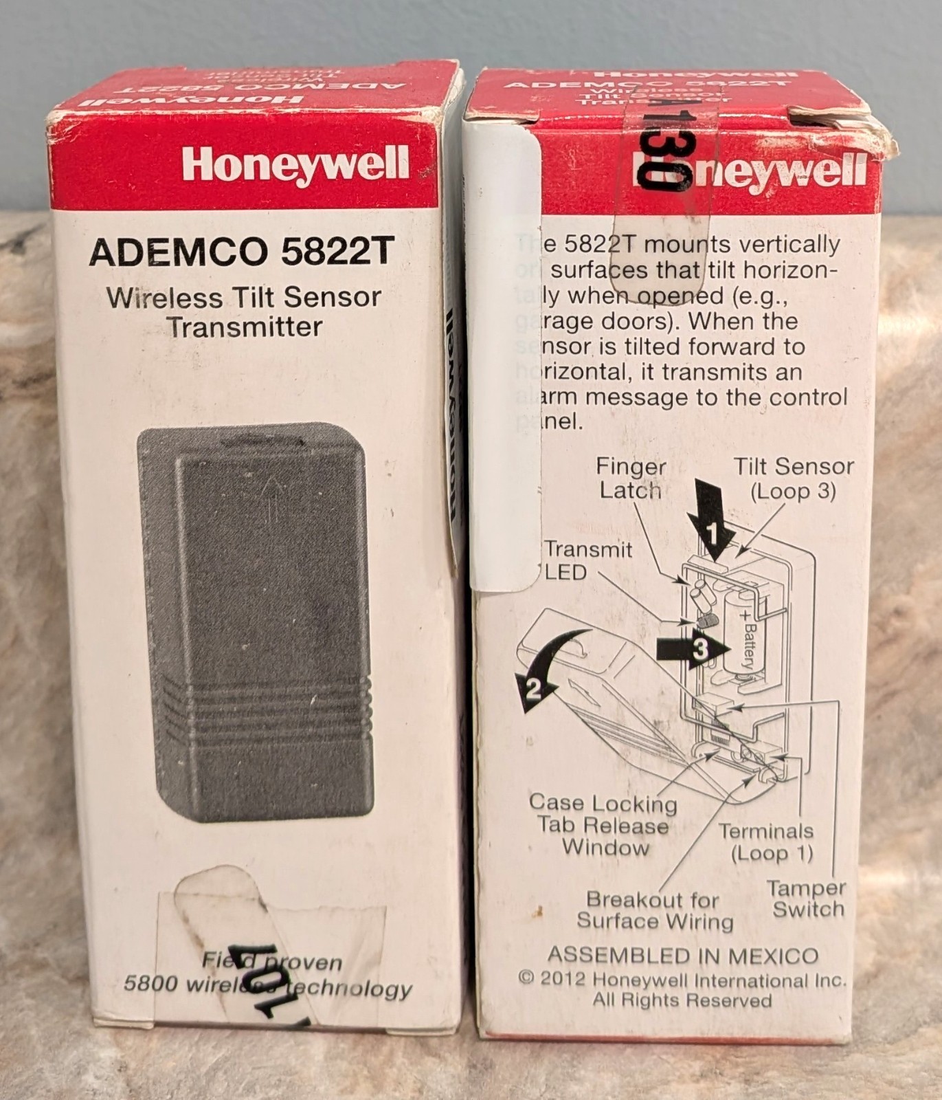 Honeywell Ademco 5822T Wireless Tilt Sensor Transmitter