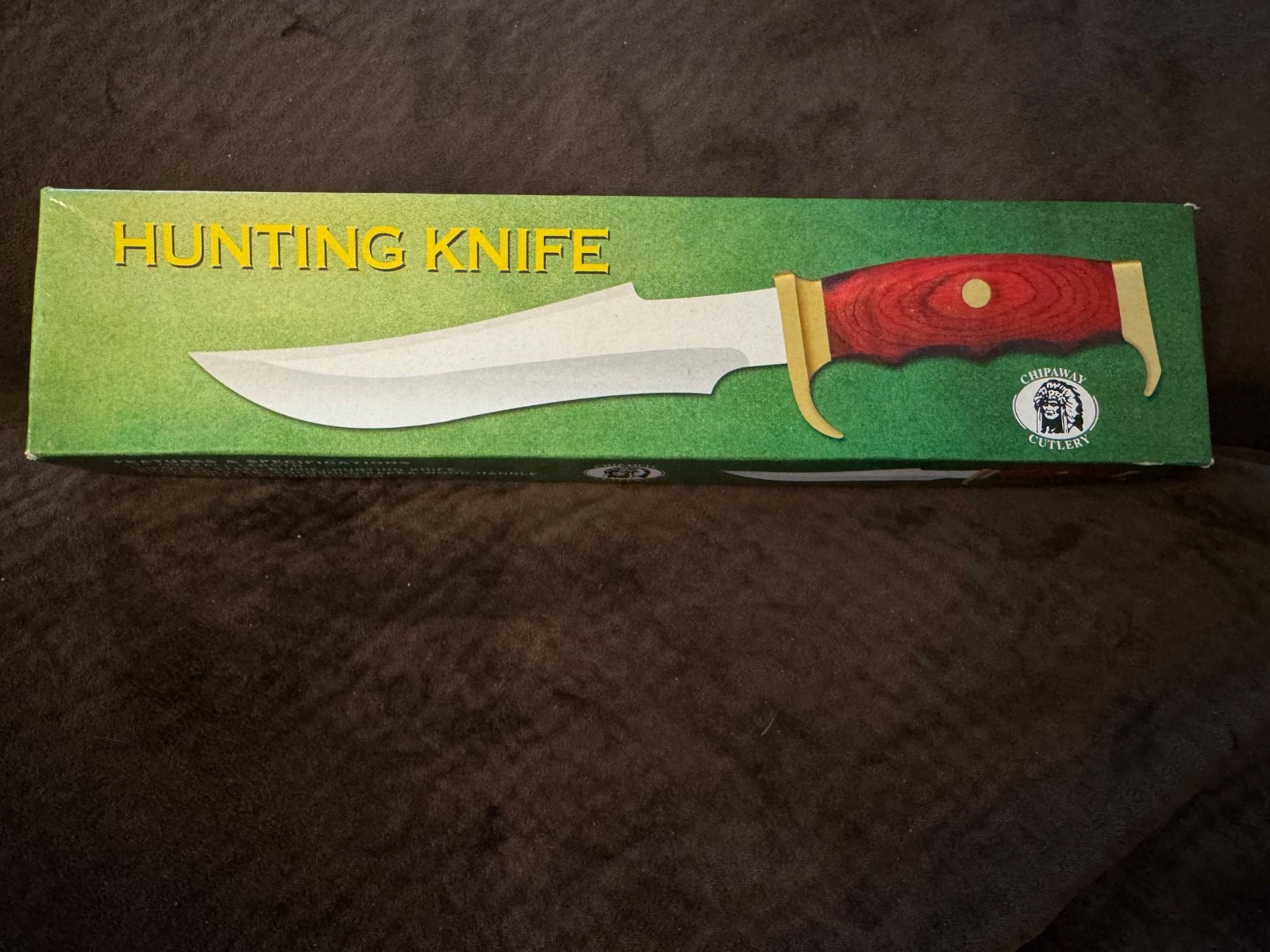 Chipaway Cultery Hunting Knife GW-2945 CB - 12” Overall Lenght