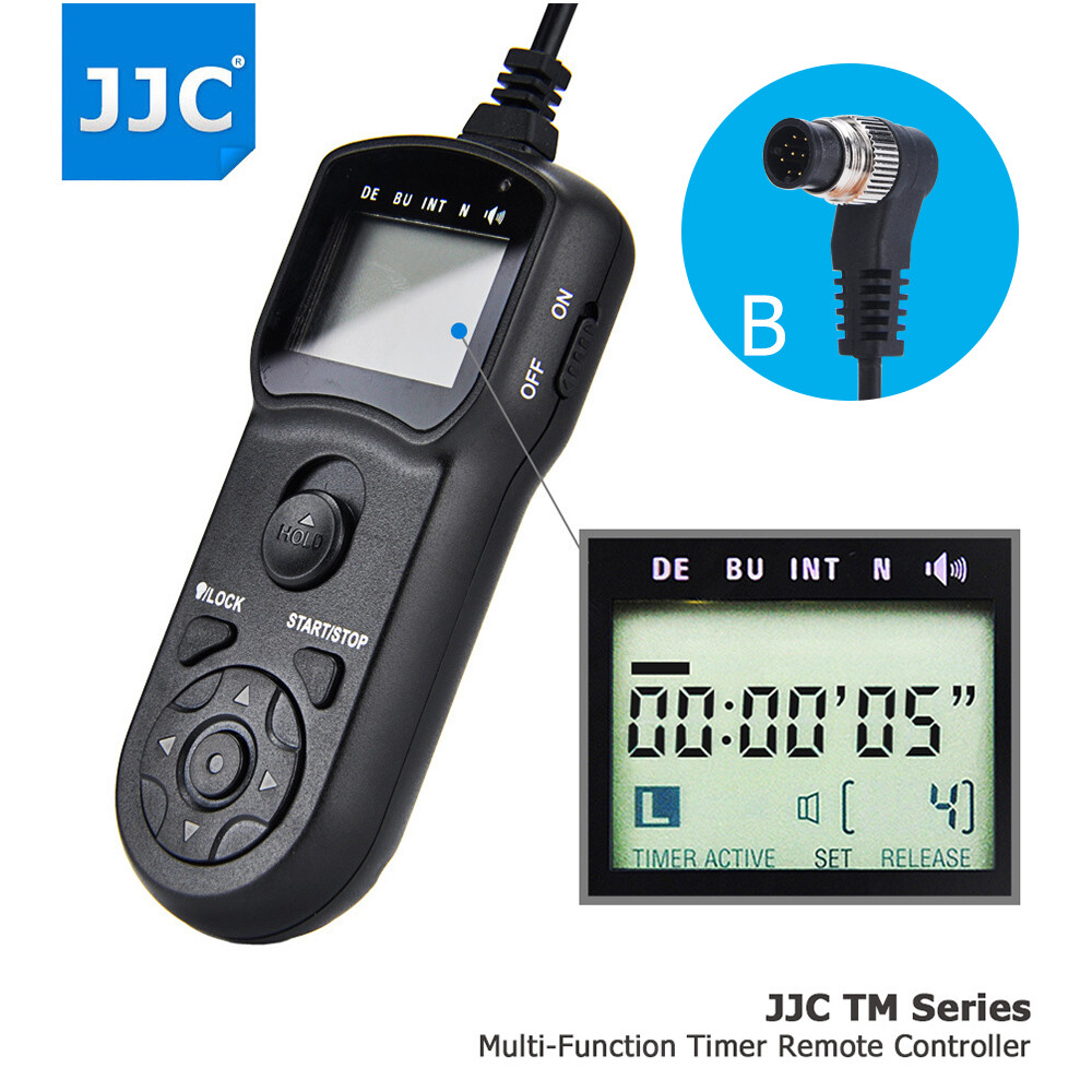 LCD Timer Remote Control for Nikon D850 D810 D800 D700 D500 D300s D300 D200 Z9