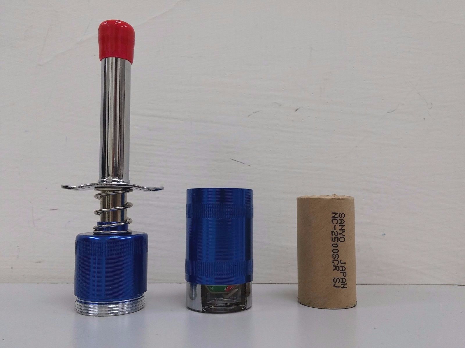 Detachable GLOW PLUG IGNITER with SANYO 2500mah battery (metal back caps)