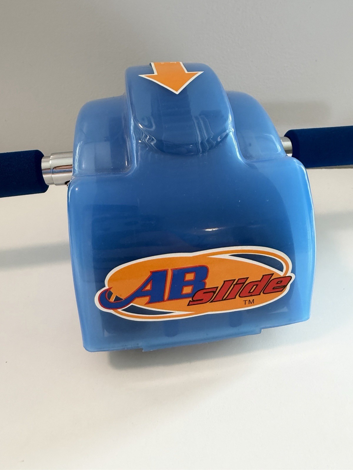 The Original Ab Slide Abdominal Roller Workout Exercise Machine Blue Vintage