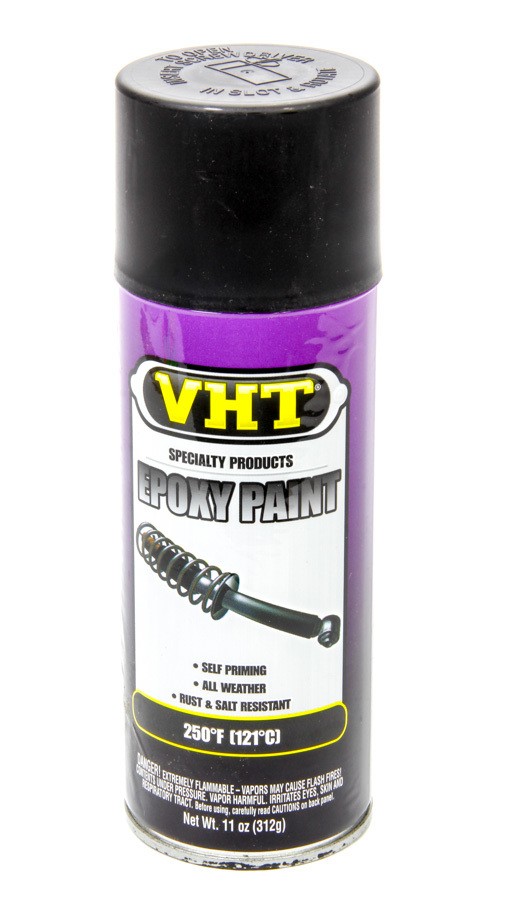 VHT Satin Black Epoxy All Weather Aerosol Paint - 11 oz - 2 PACK