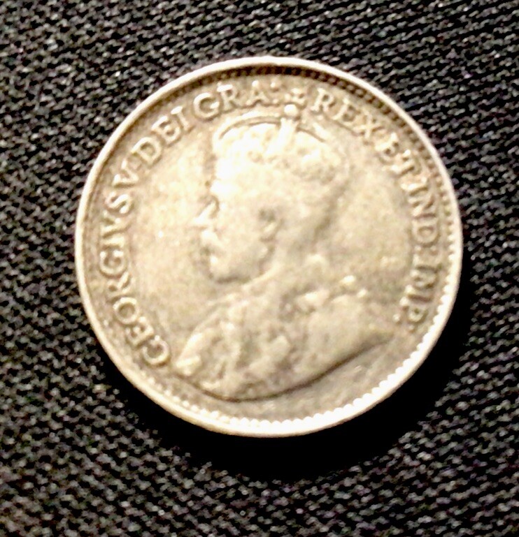 1917 Canada 5 C Silver! ENN Coins