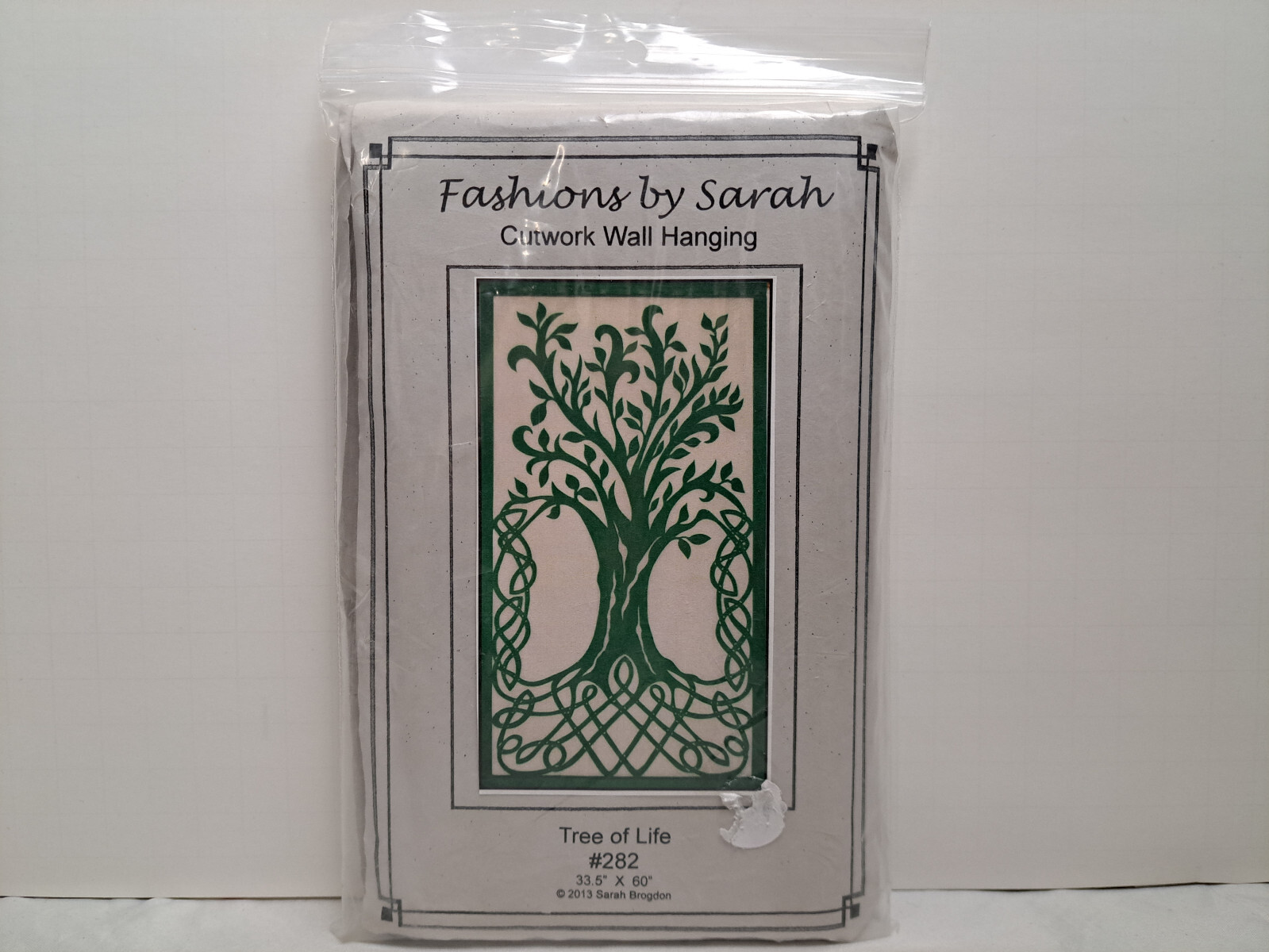 Fashions by Sarah (Cutwork Wall Hanging) - Tree of Life #282 - 33.5" x 60"
