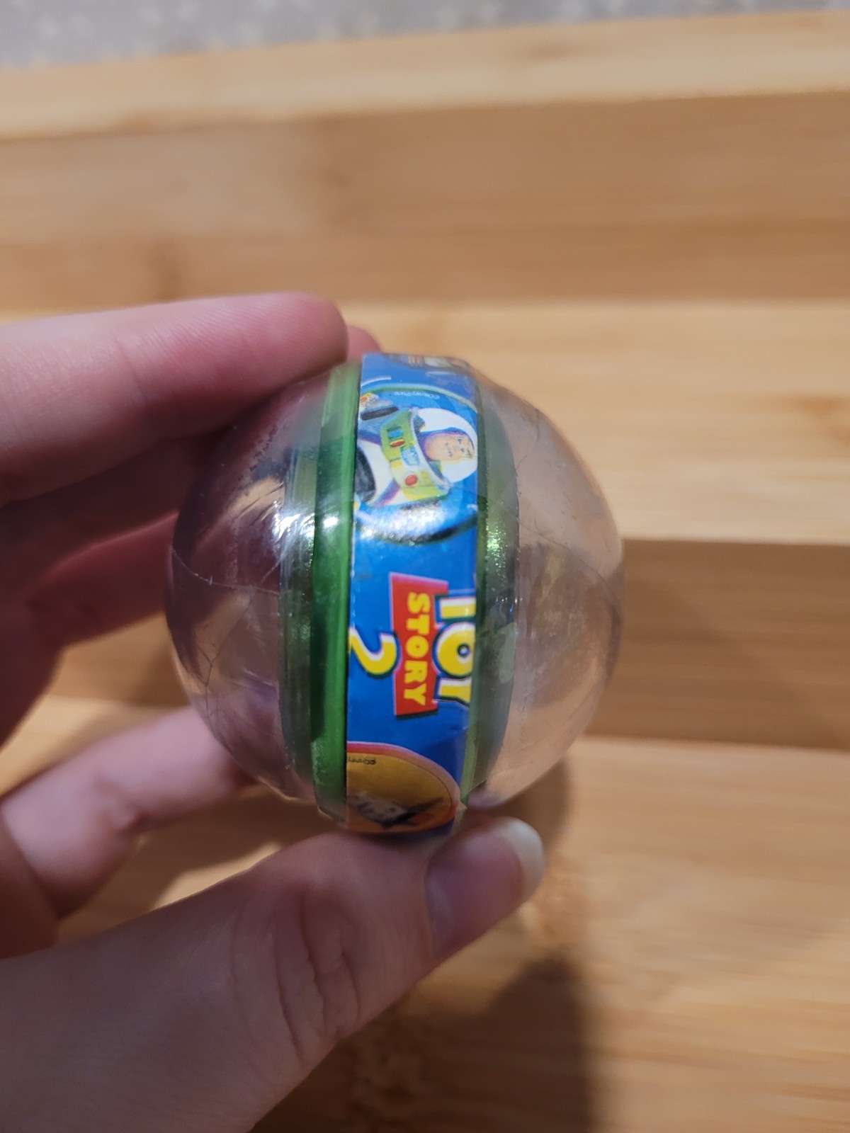 1999 Vintage Toy Story 2 Buzz Lightyear Yo-Yo Clear Ball Toy Sealed NOS