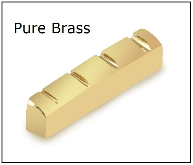 GeetarGizmos 38mm / 1 1/2" BRASS NUT  made for GIBSON EB / SG SERIES Bass Guitar