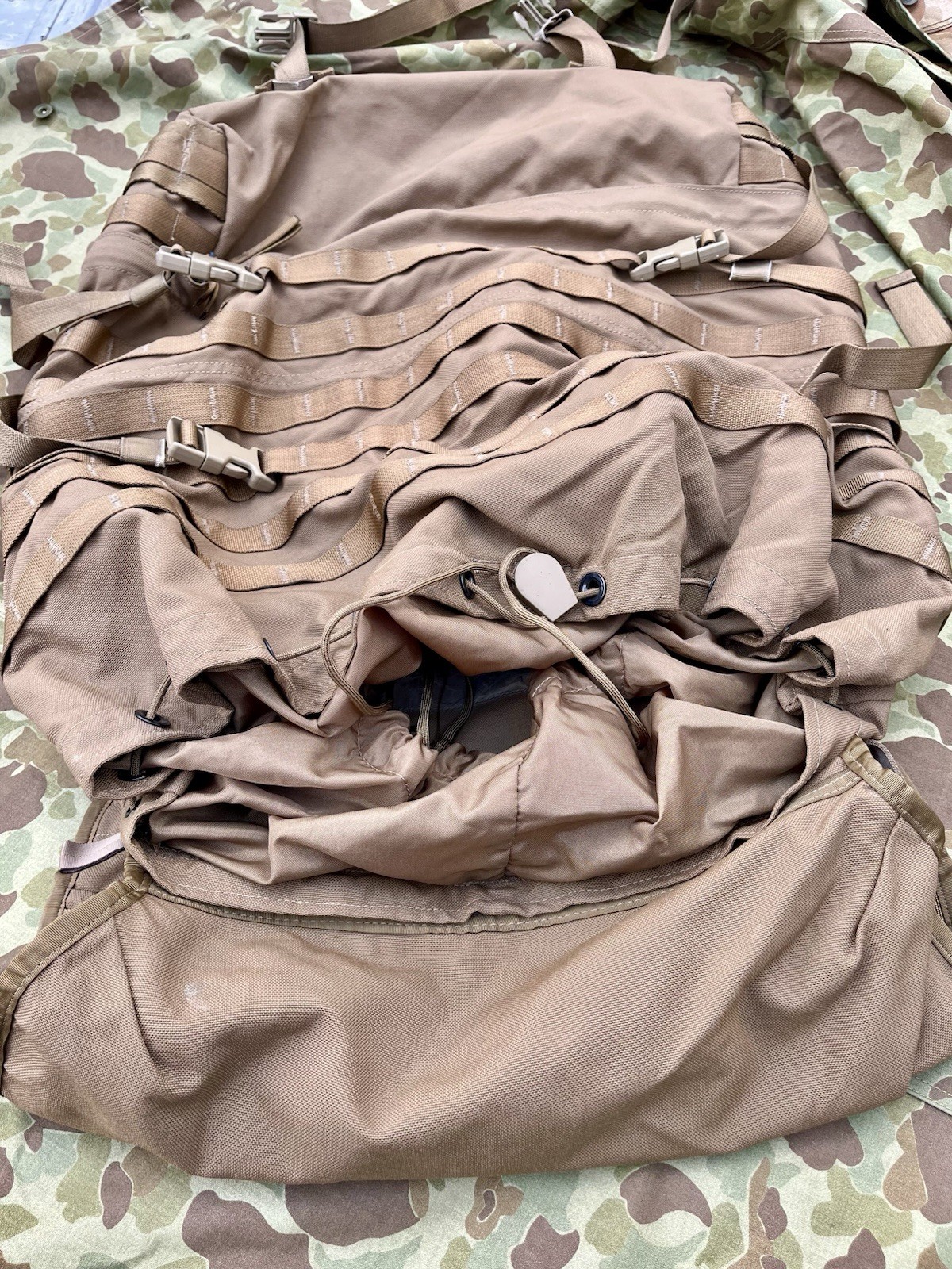 USMC FILBE Experimental Test A Main Pack Natick Labs Coyote Molle Trial Pattern