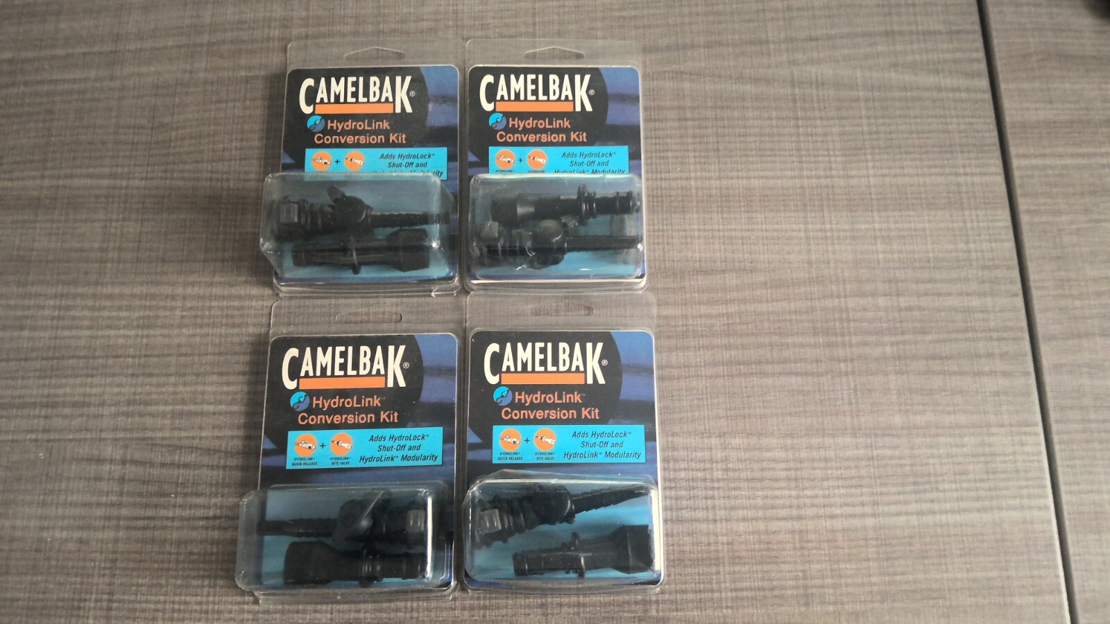 (Lot of 4) Camelbak Hydrolink Hydration Conversion Kit Bite Valve NEW