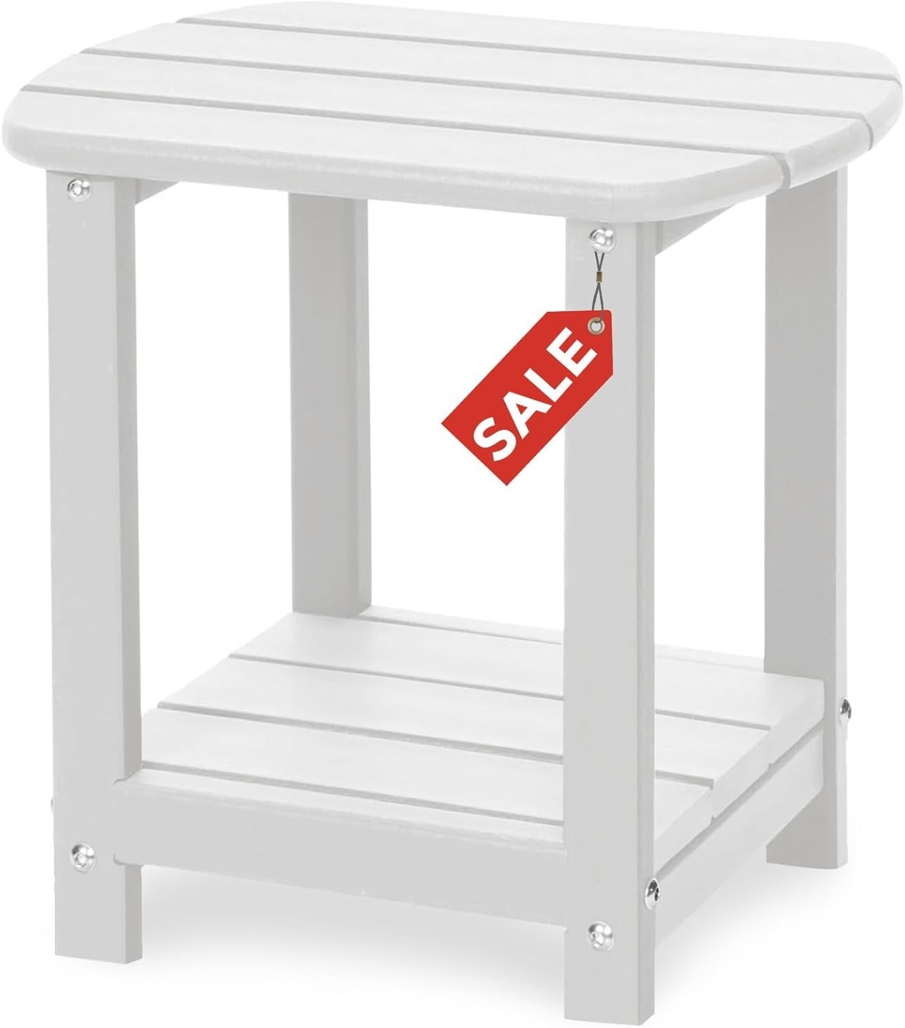 Adirondack Square Outdoor Side Table – Durable, Eco-Friendly & Weather-Resist...