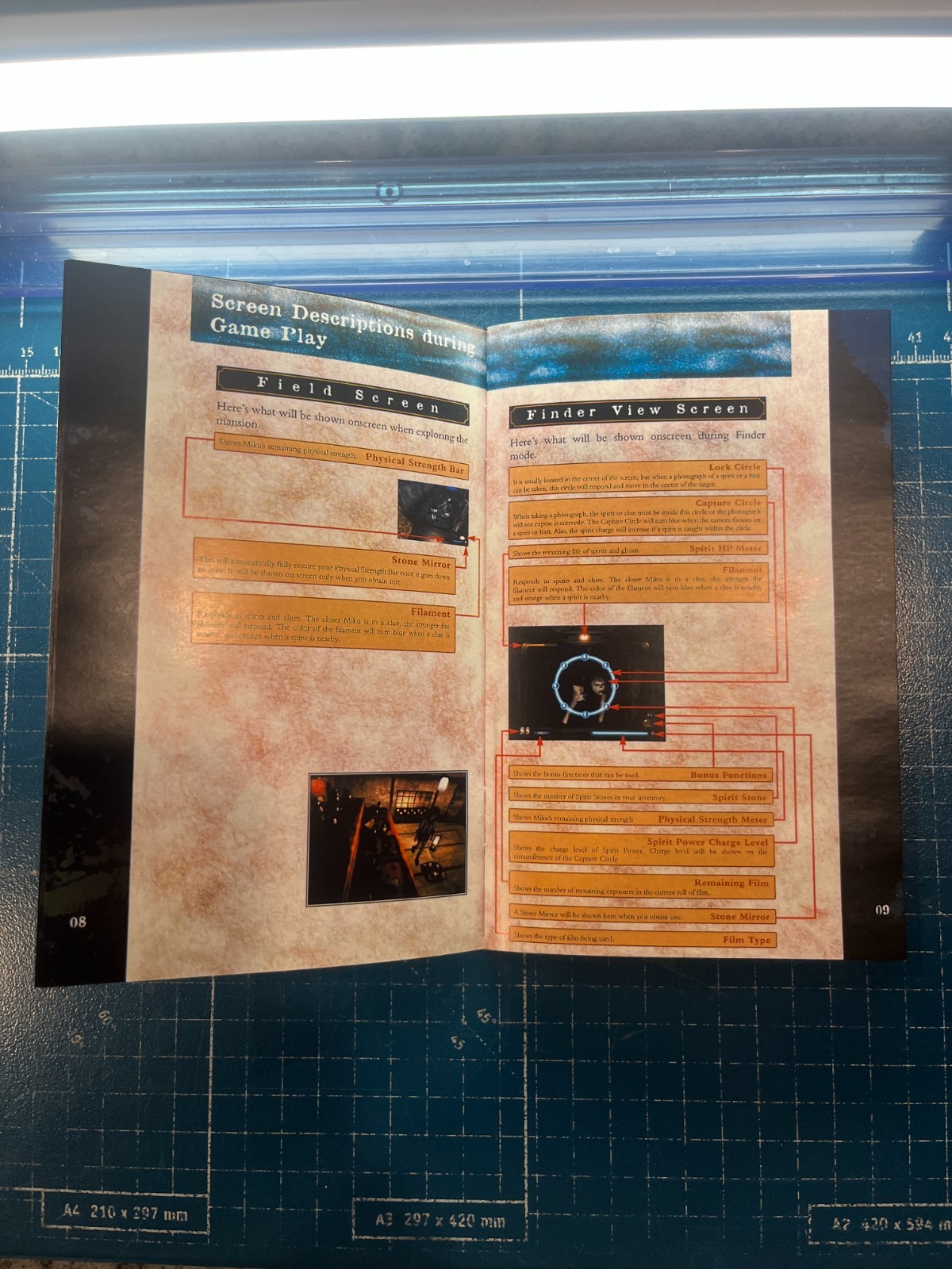 Replacement Manual for - Fatal Frame - Xbox Instruction Booklet