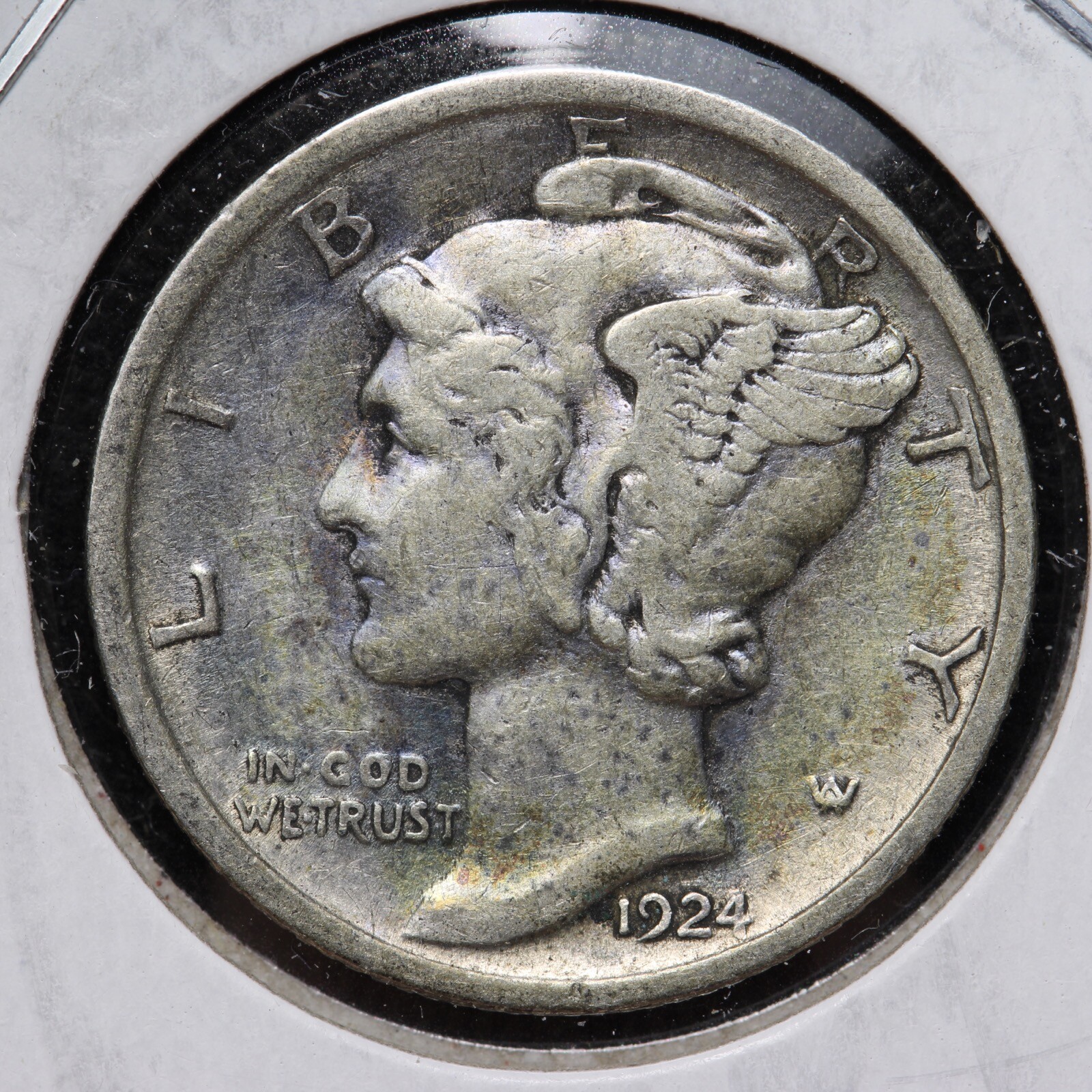 1924 Mercury Silver Dime CHOICE XF E210 WL