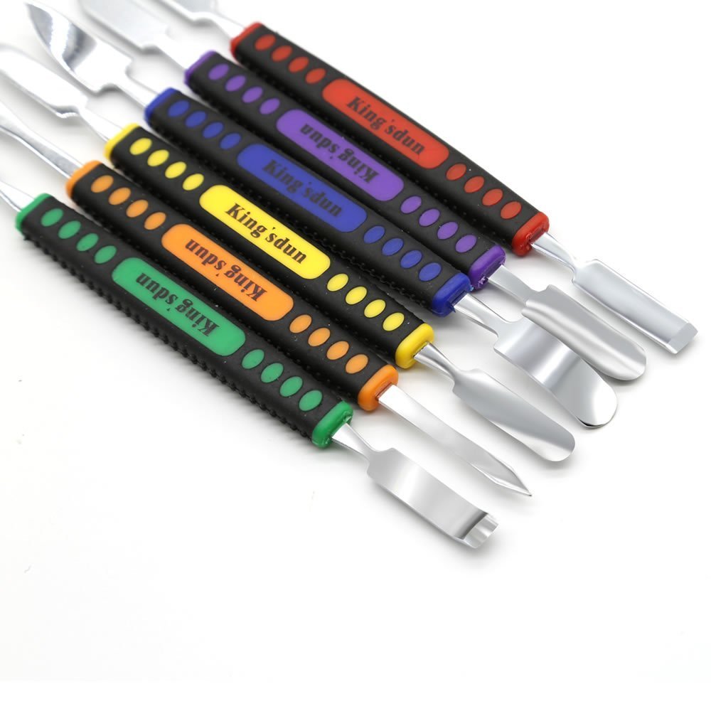 Best 6 pcs Dual End Metal Spudger Set Prying Opening Scraper Repair Tool Kit