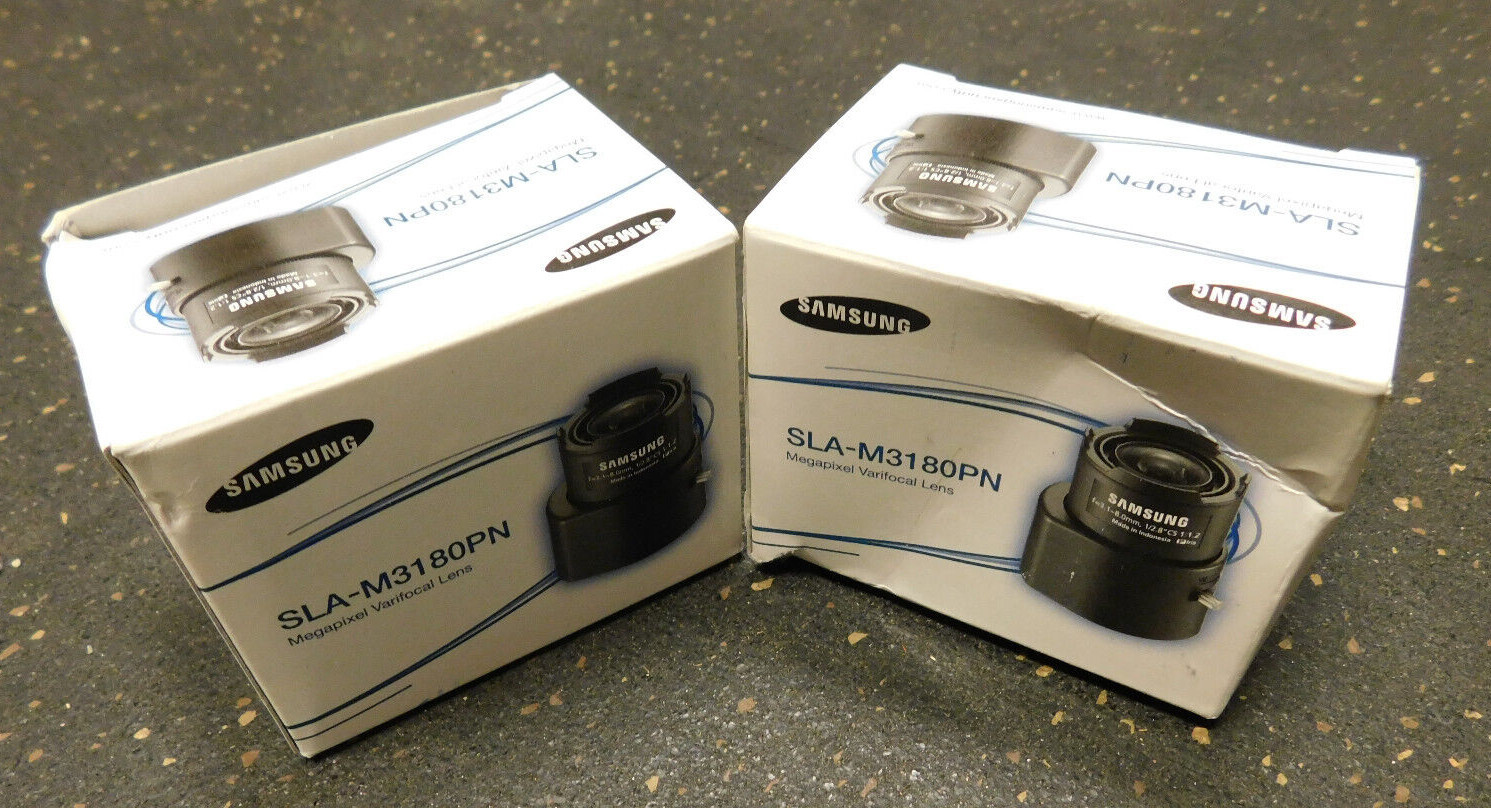 Samsung 1/3" CS Mount, F1.2, 3 Megapixel f=3.1-8.0mm Varifocal Lens, SLA-M3180PN
