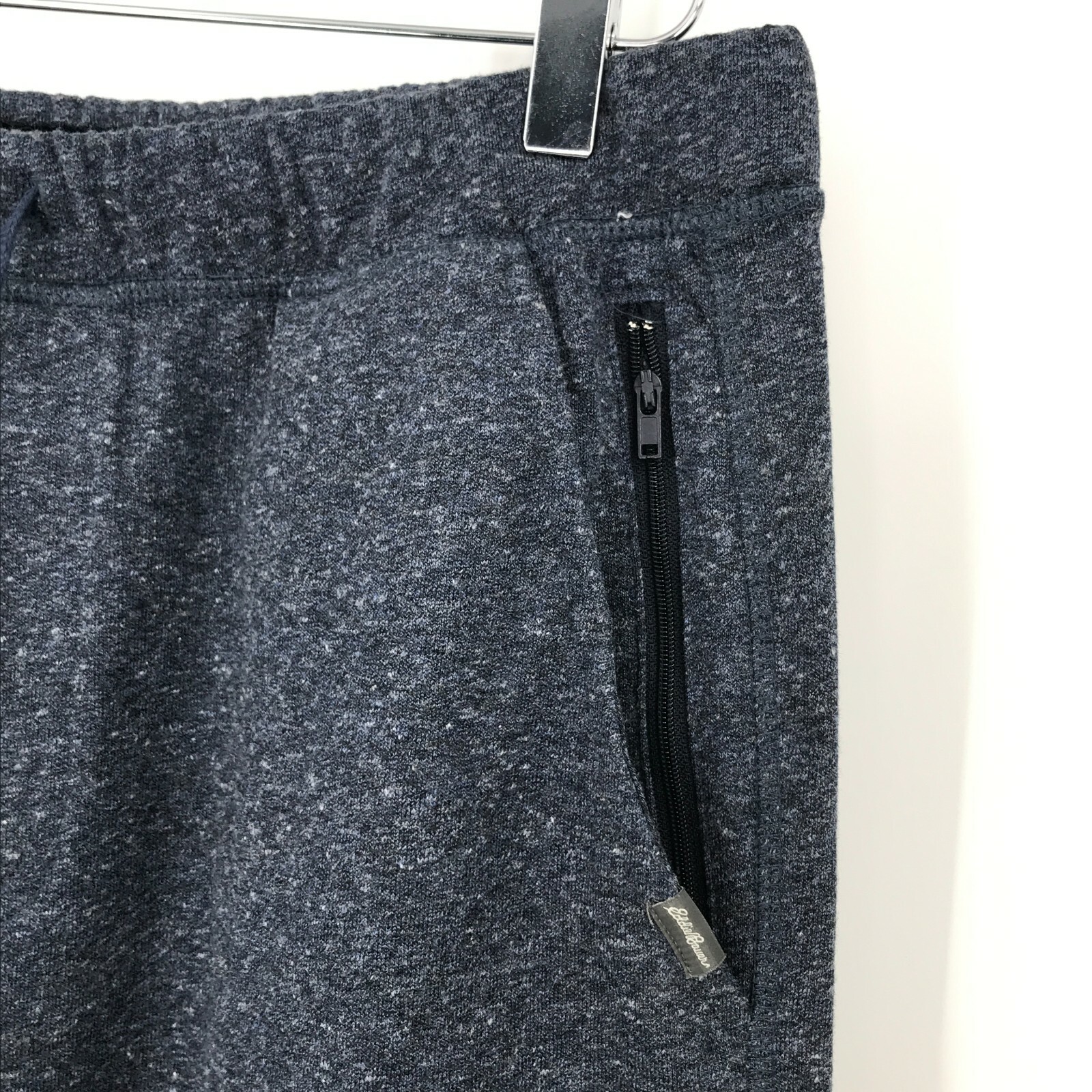 Eddie Bauer Mens Pants Medium Jogger Sweatpants Lounge Zip Pocket Blue